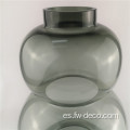 Gray Tripled Bubble Glass Vase Bubble Broste